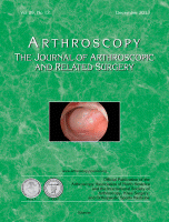Arthroscopy Cover Dec 2013